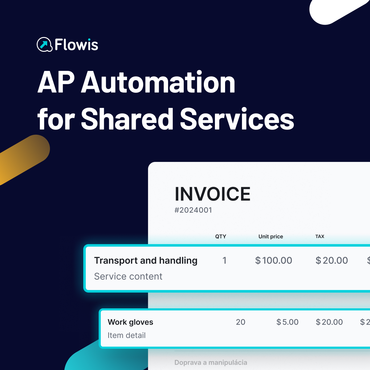 AP automation for shared services